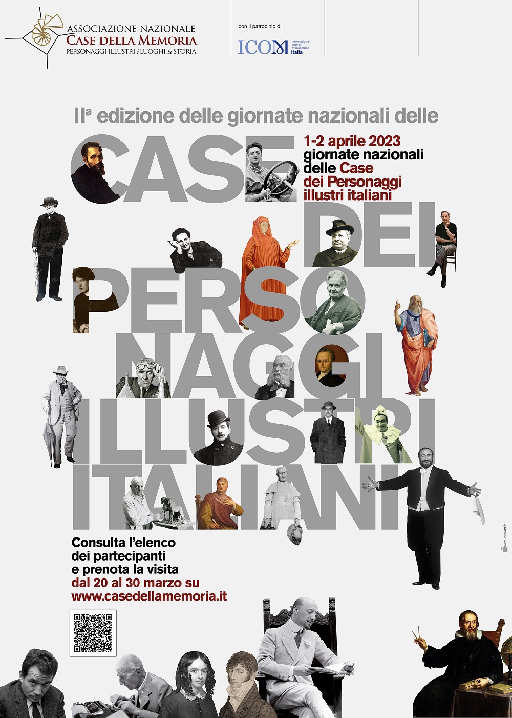 II Giornata nazionale delle Case della Memoria personaggi illustri italiani 